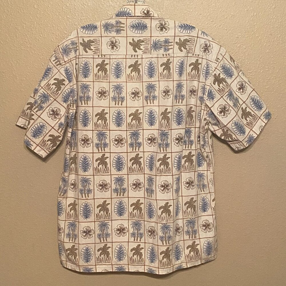 Pierre Cardin Vintage Hawaiian Shirt button down Men's Short Sleeve Size M - Picture 2 of 5
